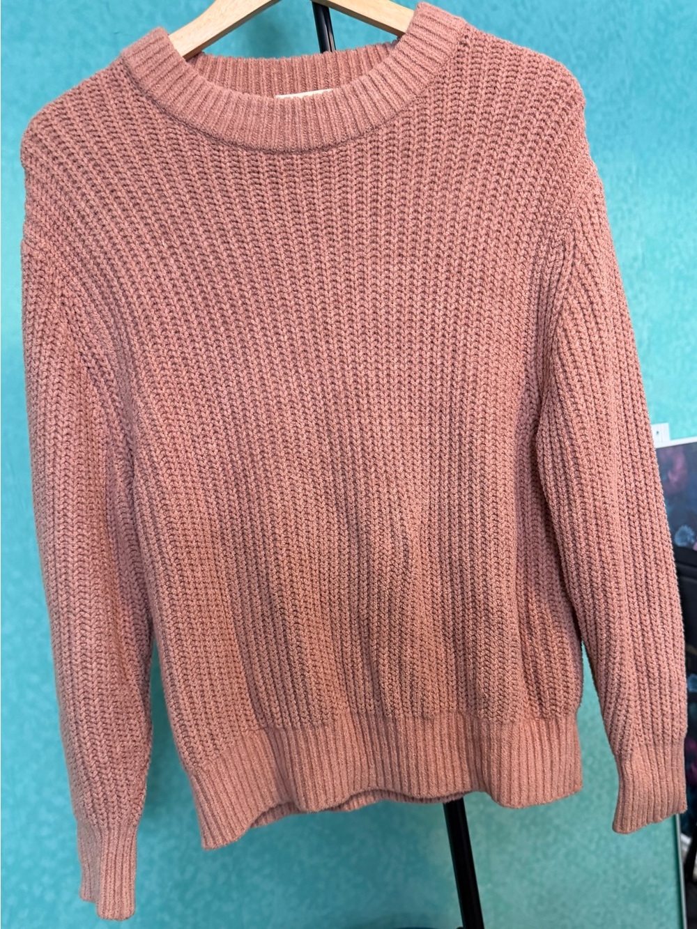 💕💫 Wilfred Chenille Sweater in Dusty Rose